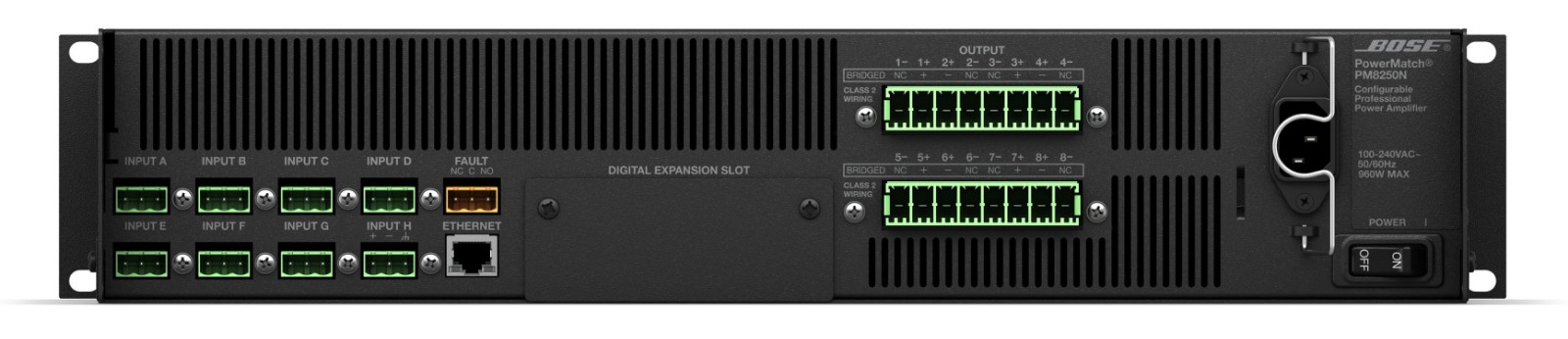 PowerMatch PM8250/8250N 可配置專業(yè)功率放大器