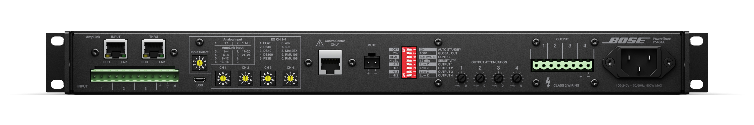 PowerShare PS404A 自適應(yīng)功率放大器 PowerShare PS404A 自適應(yīng)功率放大器