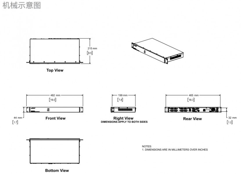 ControlSpace ESP-880A 音頻信號處理器