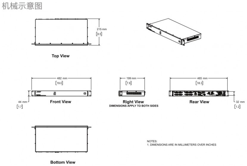 ControlSpace ESP-880AD 音頻信號處理器 ControlSpace ESP-880AD 音頻信號處理器