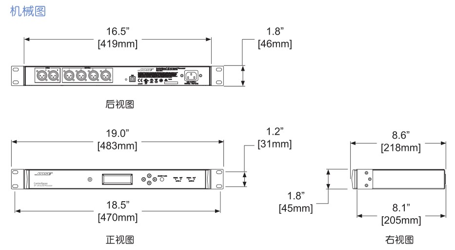 ControlSpace SP-24 音頻信號(hào)處理器 ControlSpace SP-24 音頻信號(hào)處理器
