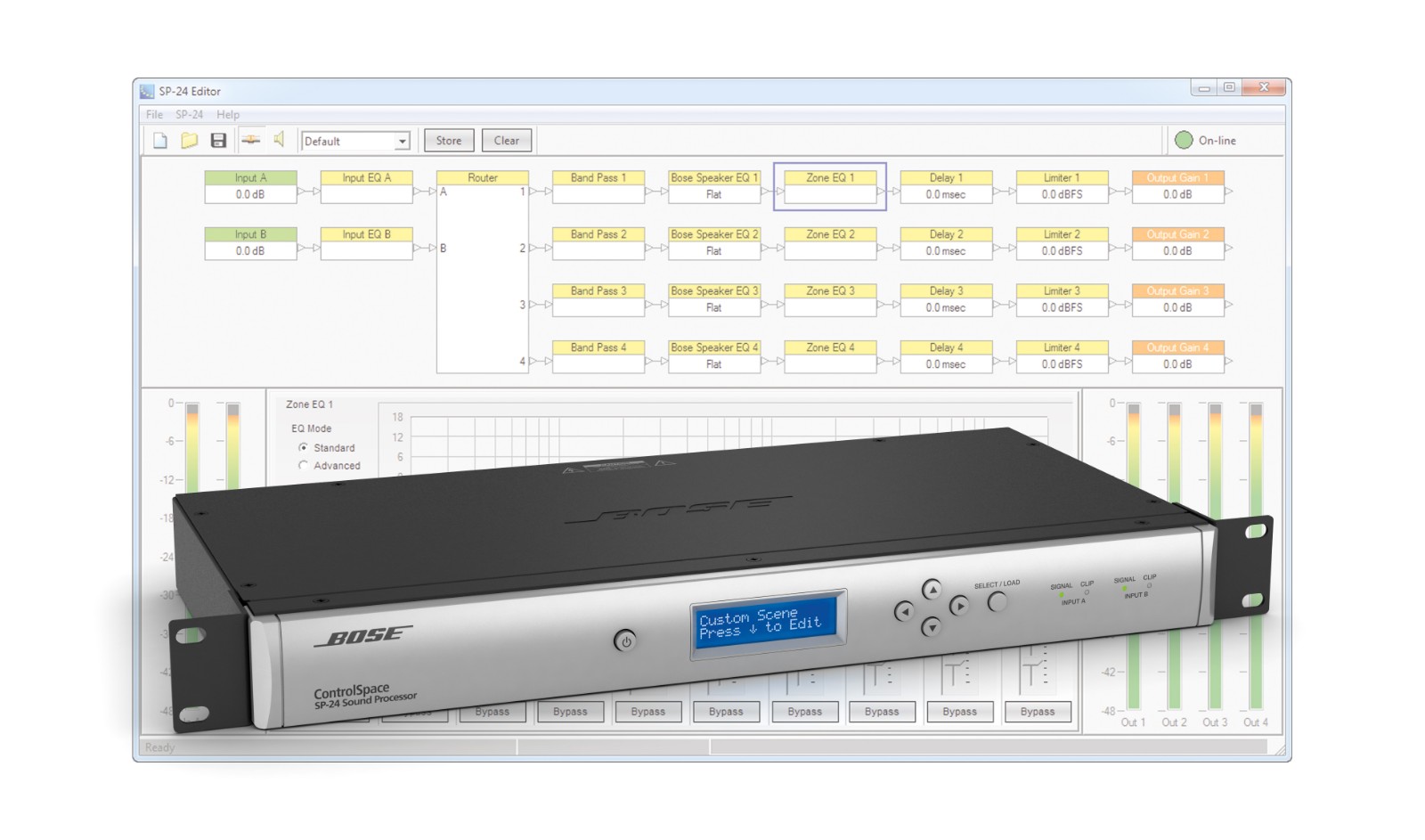 ControlSpace SP-24 音頻信號(hào)處理器 ControlSpace SP-24 音頻信號(hào)處理器