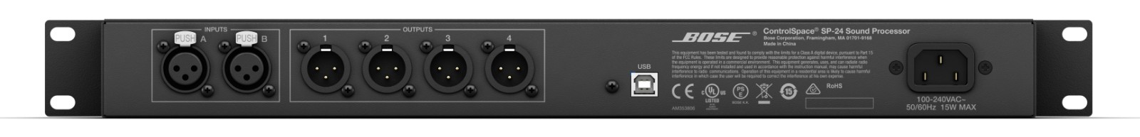 ControlSpace SP-24 音頻信號(hào)處理器 ControlSpace SP-24 音頻信號(hào)處理器