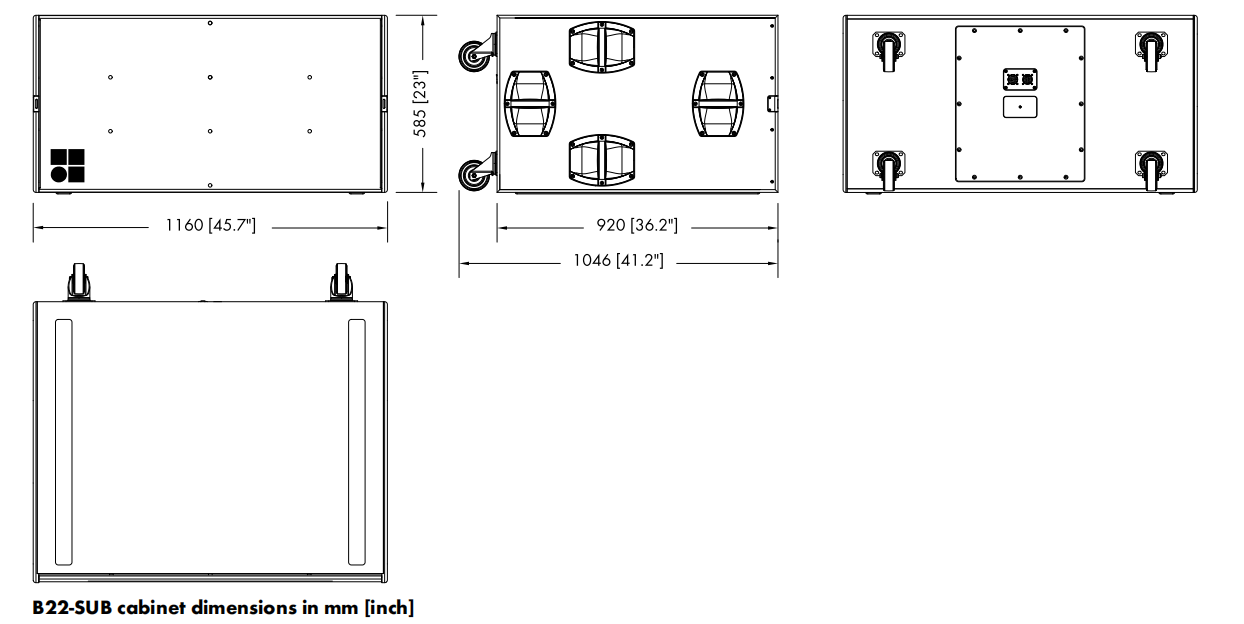 b22音箱尺寸 b22音箱尺寸