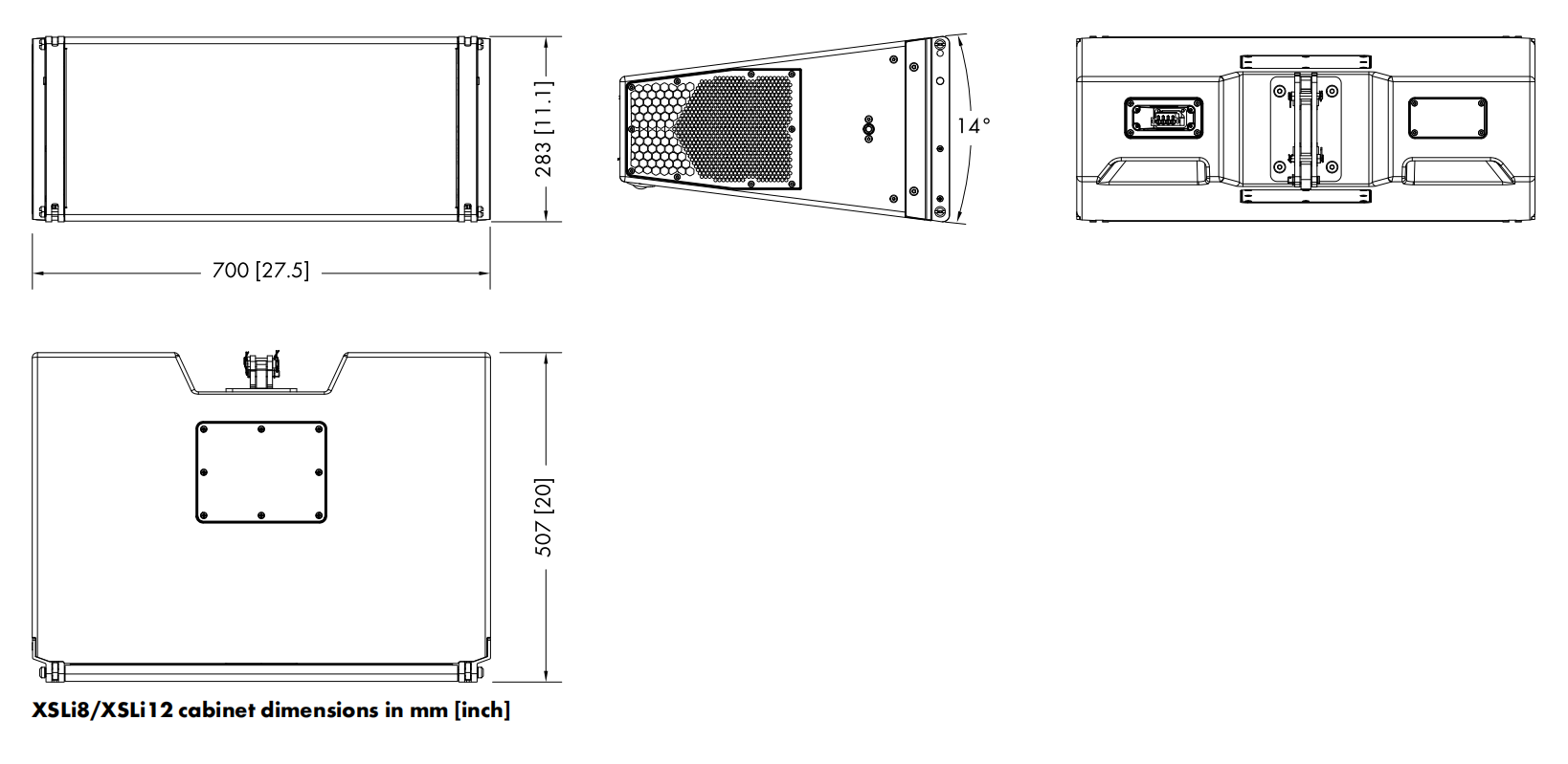 d&b XSLi8線陣列揚(yáng)聲器